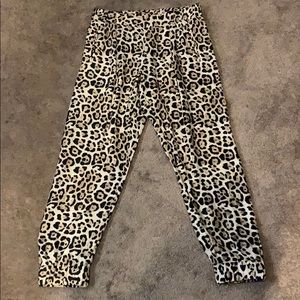 ATM ~ 100% Silk leopard joggers